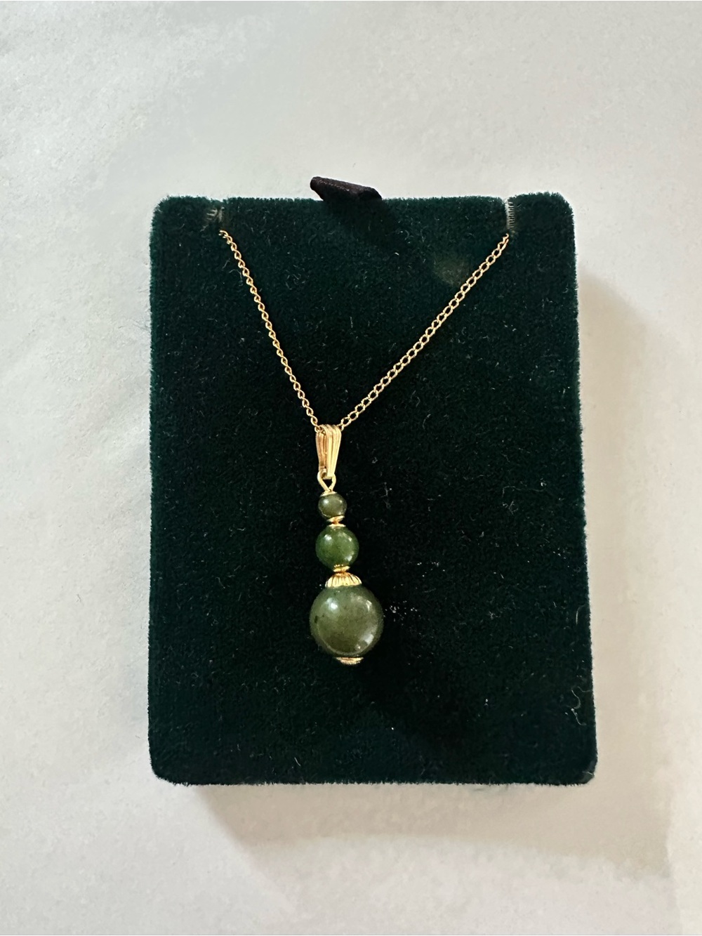 Vintage jade necklace